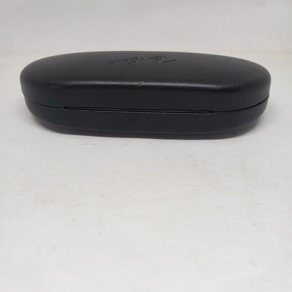 Ray-Ban Black Clam Shell Glasses Case-Gray Felt Lined-Hinged-Travel-Sunglasses - Picture 4 of 7